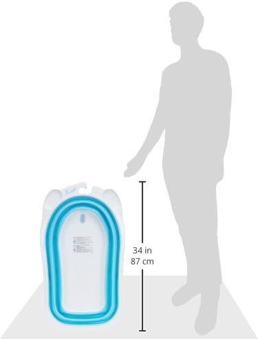 フォールディングバス ブルー 折りたたみベビーバス リトルプリンセス