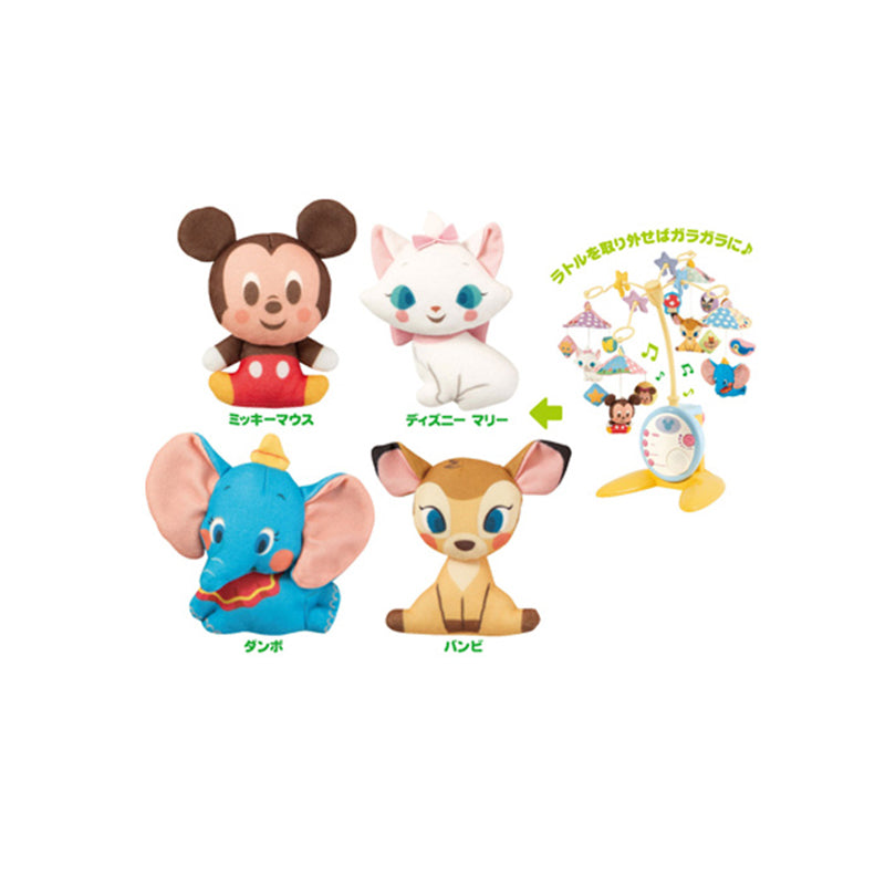 ディズニーキャラクターズ やわらかガラガラメリー デラックス プラス タカラトミー