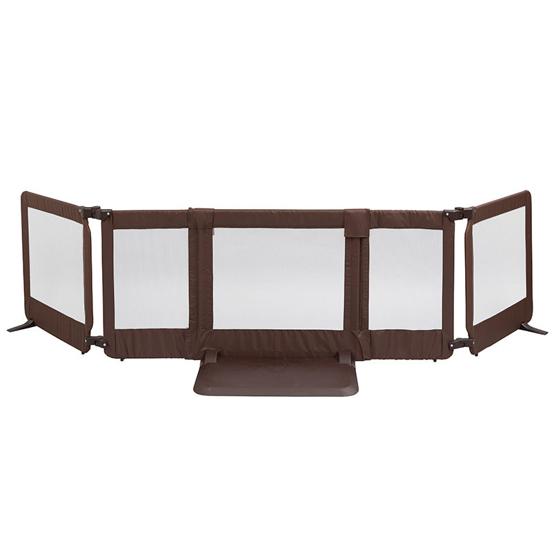 ちょっとおくだけとおせんぼ スマートワイド ブラウン 日本育児 自立型 設置幅最大271cm