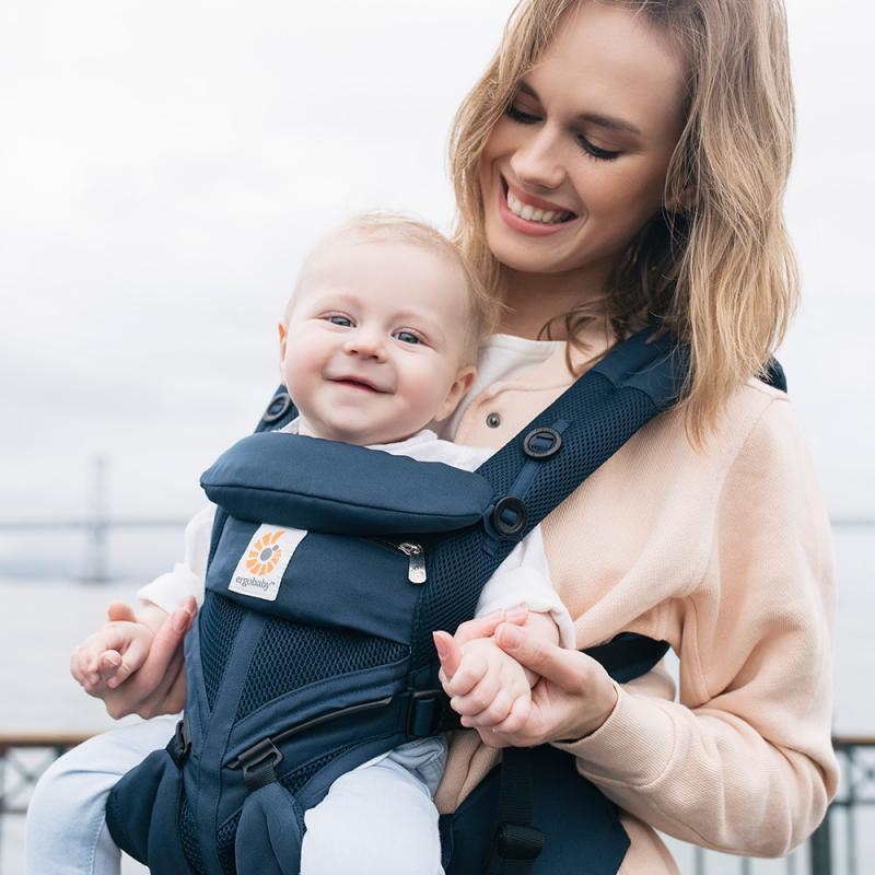 エルゴベビー オムニ 360クールエア ミッドナイトブルー 4WAY【6ヶ月レンタル割引あり】