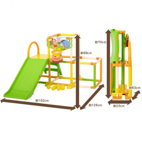 くまのプーさん ハニーポットおりたたみジム2 屋内用