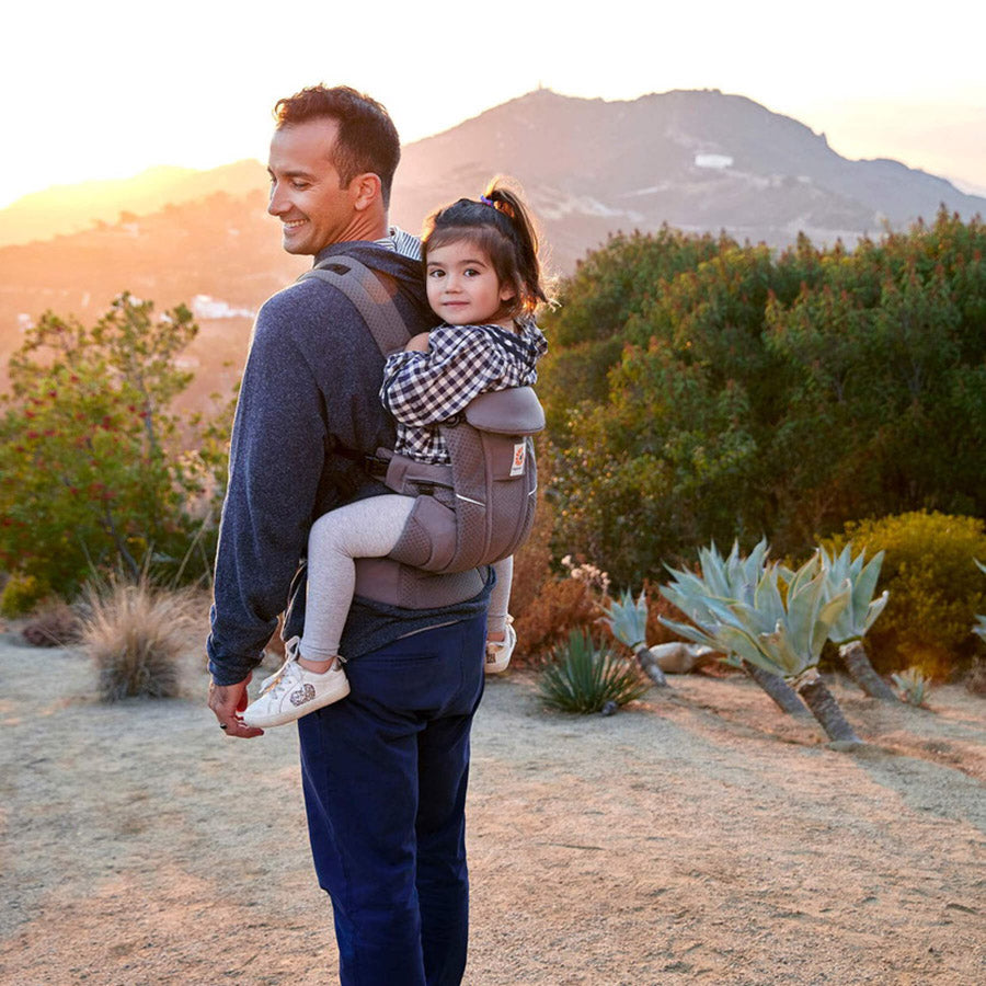 エルゴベビー ベビーキャリア OMNI Breeze (オムニ ブリーズ) グラファイトグレー 4WAY