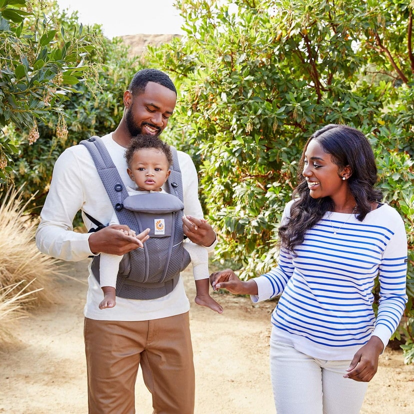 エルゴベビー ベビーキャリア OMNI Breeze (オムニ ブリーズ) グラファイトグレー 4WAY