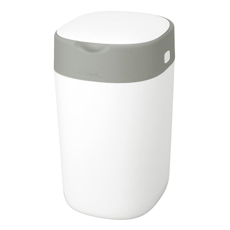 強力密閉抗菌おむつポット ポイテック W防臭 コットンホワイト コンビ