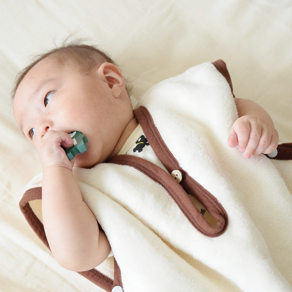 プリエール オーガニックコットン 「ソレイユ」 あったかスリーパー ニシザキ