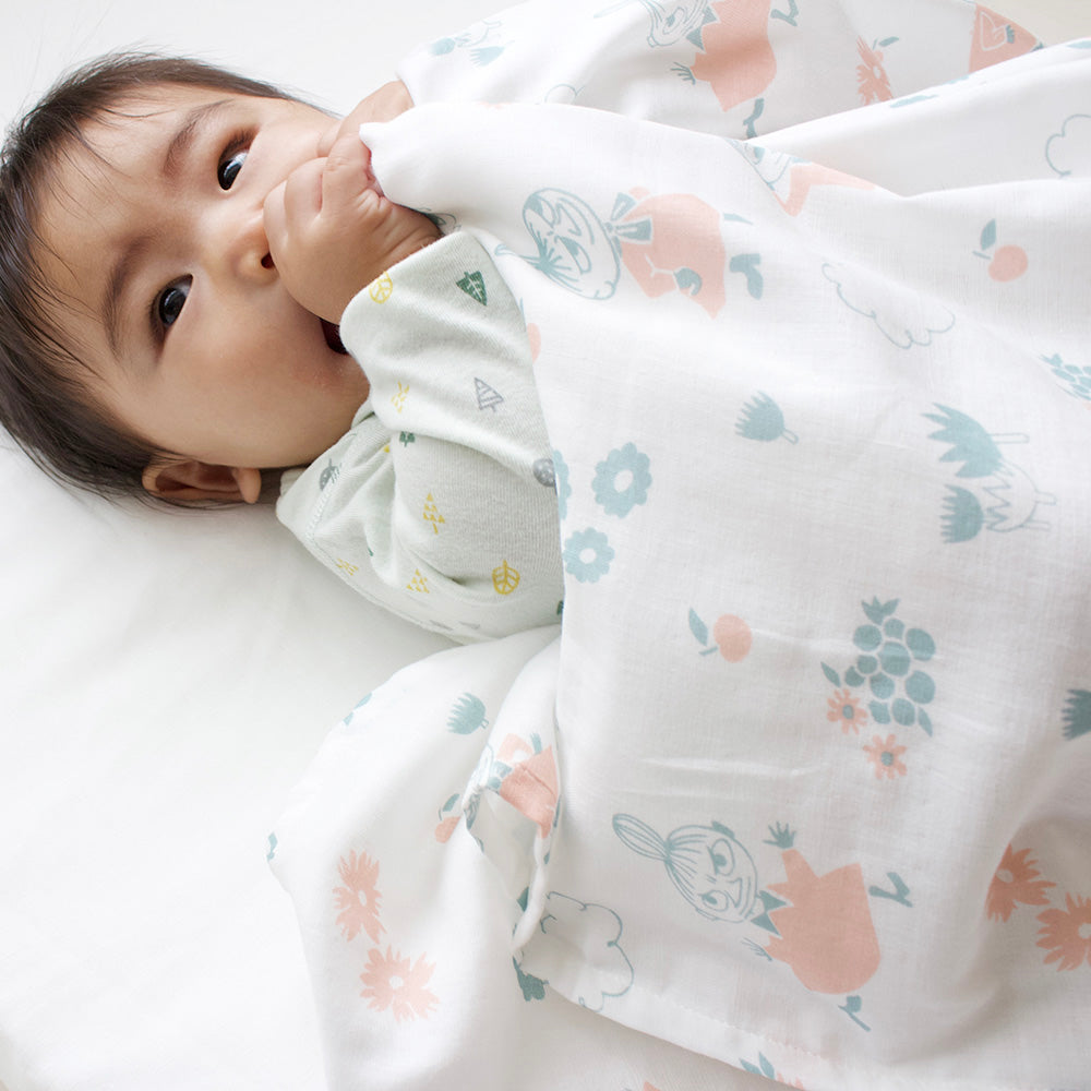 MOOMIN BABY ムーミン マルチガーゼケット ミイとお花 ニシザキ