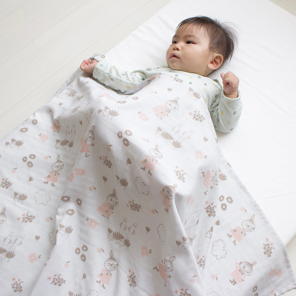 MOOMIN BABY ムーミン マルチガーゼケット ミイとお花 ニシザキ