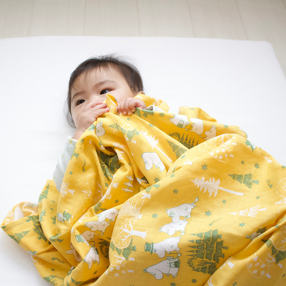 MOOMIN BABY ムーミン マルチガーゼケット 星と森 ニシザキ