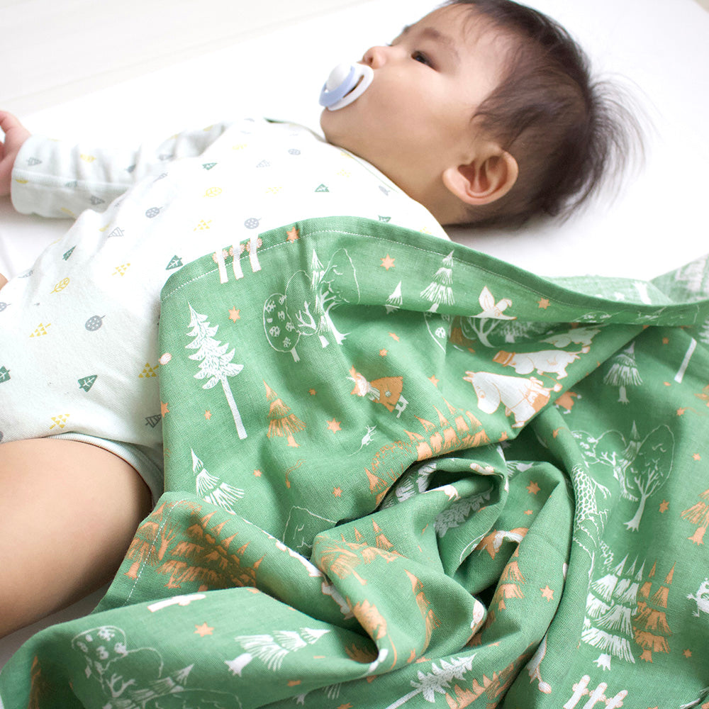 MOOMIN BABY ムーミン マルチガーゼケット 星と森 ニシザキ