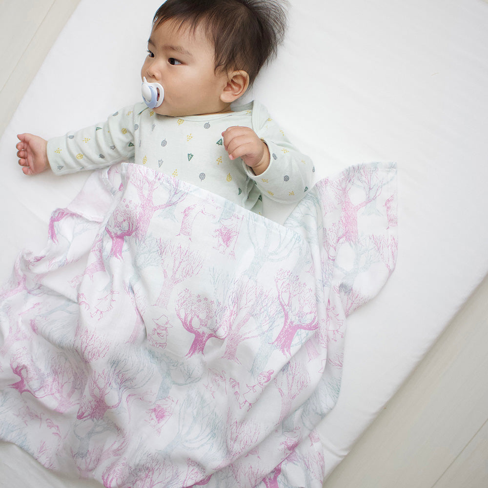 MOOMIN BABY ムーミン マルチガーゼケット フォレスト ニシザキ