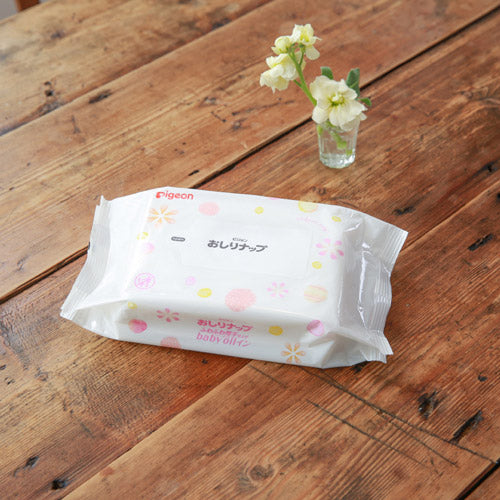 おしりナップ オイル配合 なめらか厚手仕上(64枚入6個パック 6セット)ピジョンの5枚目