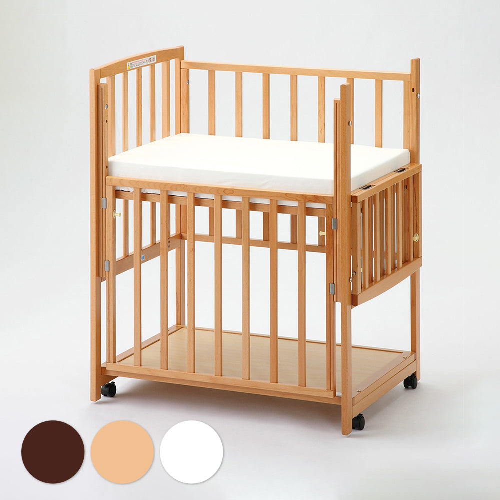 コンパクトベッドツーオープン(収納棚付)【ミニベッド】 DY-211 ヤマサキ