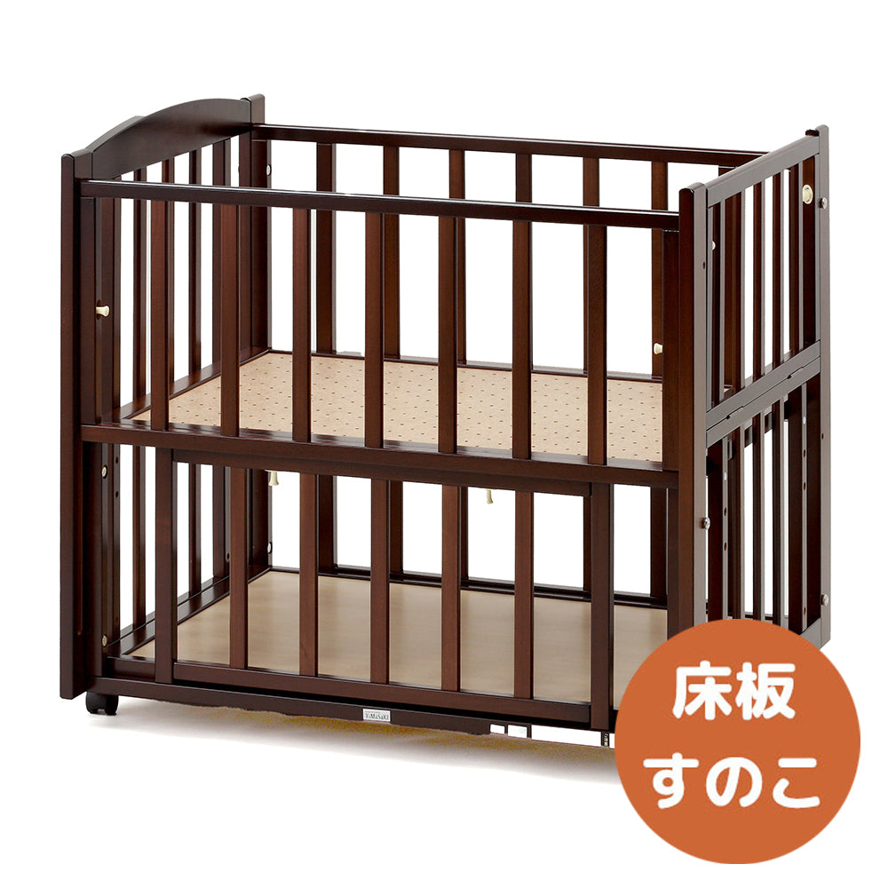 ツーオープンベッドb-side mini(収納棚付)(床板すのこ)【ミニベッド】 SS-261 ヤマサキ