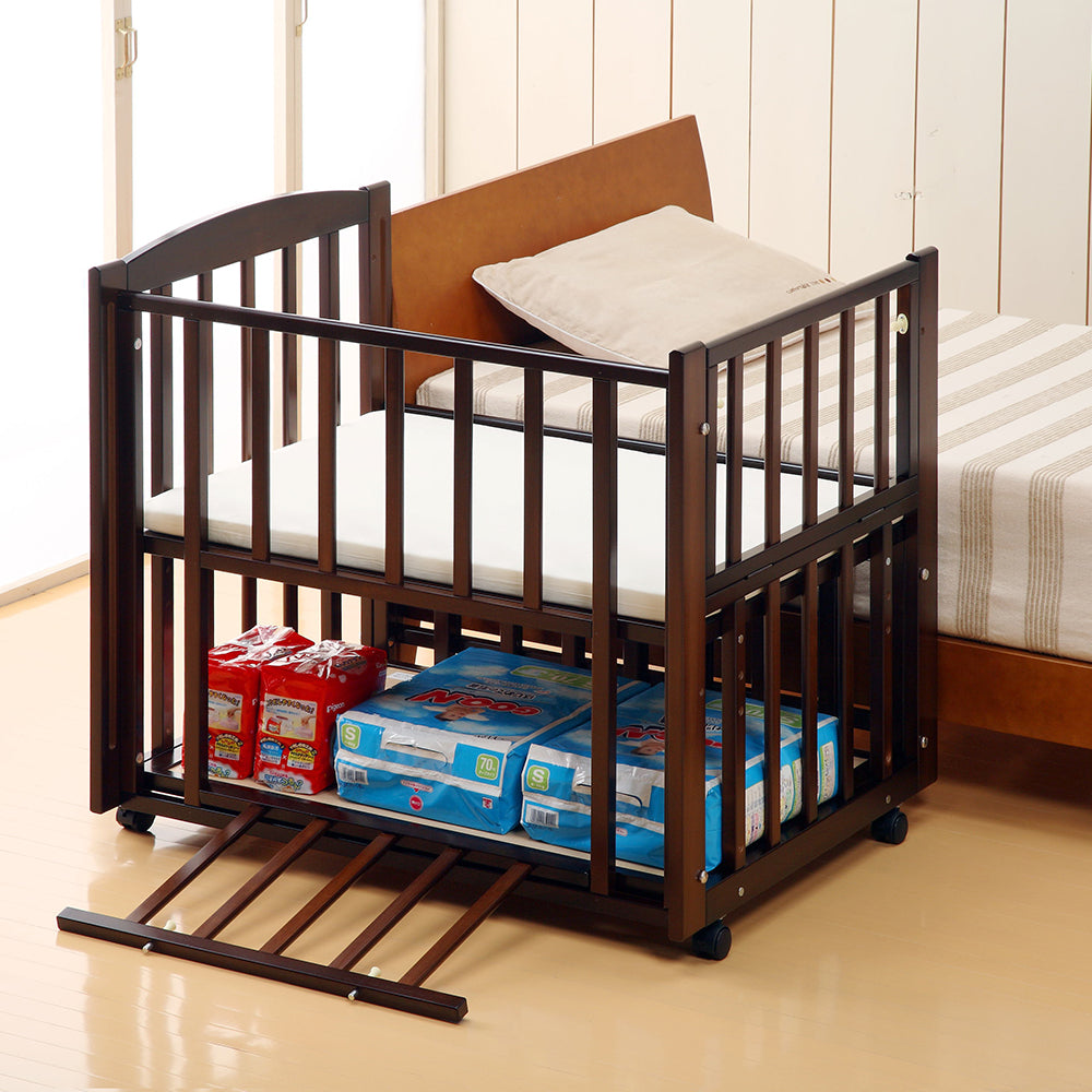 ツーオープンベッドb-side mini(収納棚付) 【ミニベッド】 SS-261 ヤマサキ