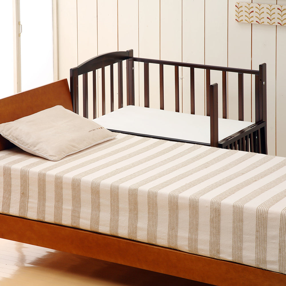 ツーオープンベッドb-side mini(収納棚付)(床板すのこ)【ミニベッド】 SS-261 ヤマサキ