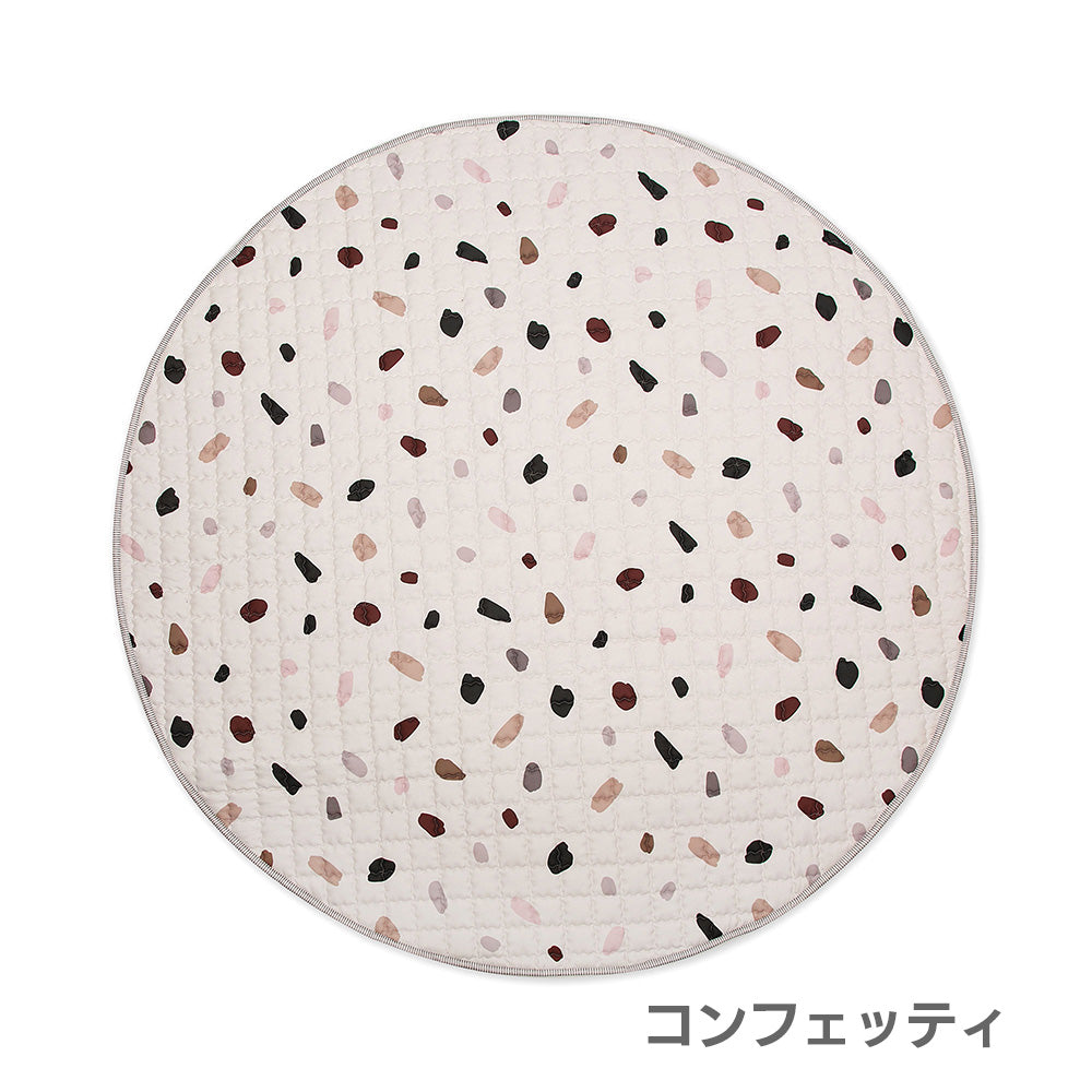 ラウンドキルトマット コンフェッティ