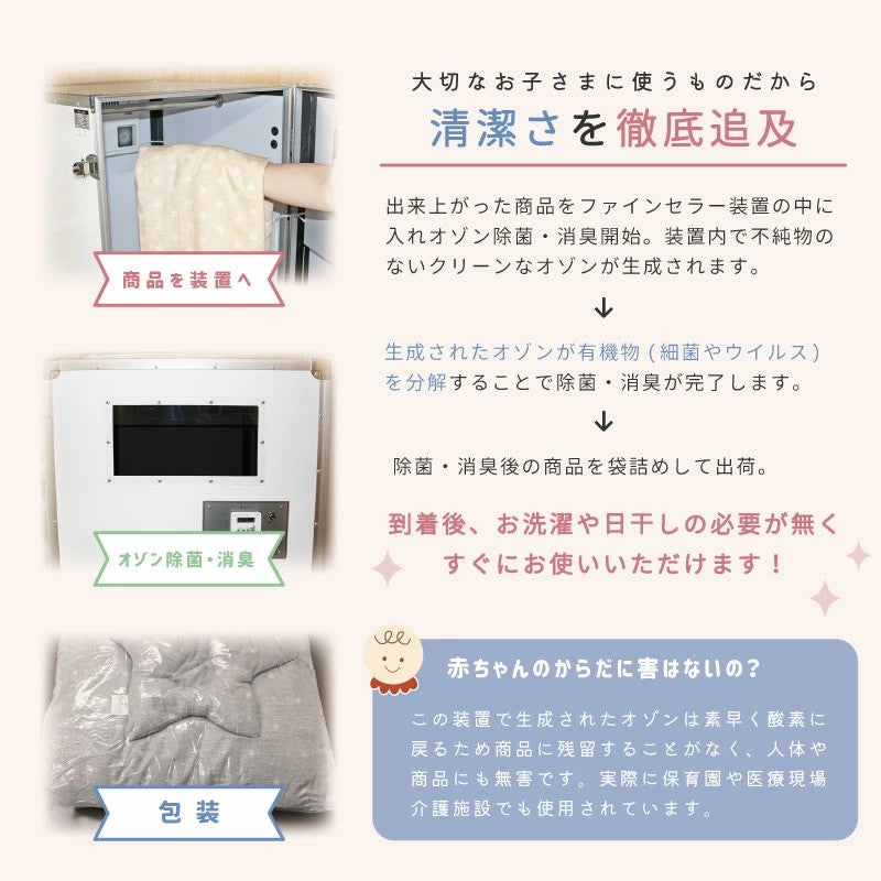 プチココン ベージュドット 授乳クッション 抱き枕 マルチクッション 竹元産興