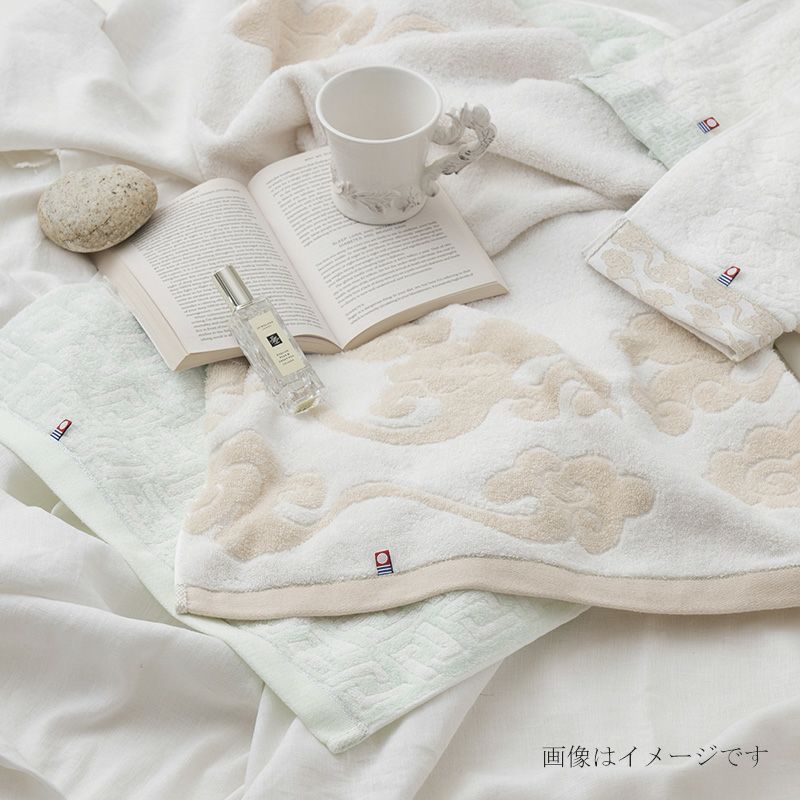 imabari towel japan 今治タオル 今治謹製 雲母唐長 唐長文様 コンパクトバスタオル(木箱入)※各種割引特典対象外商品