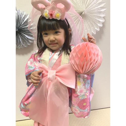 「乙姫」女の子用着物セット 初節句 [100日から1才]