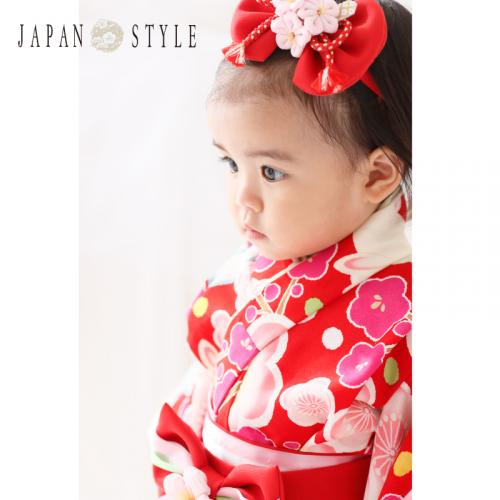 「袴」 女の子用着物セット 初節句 [100日から1才]