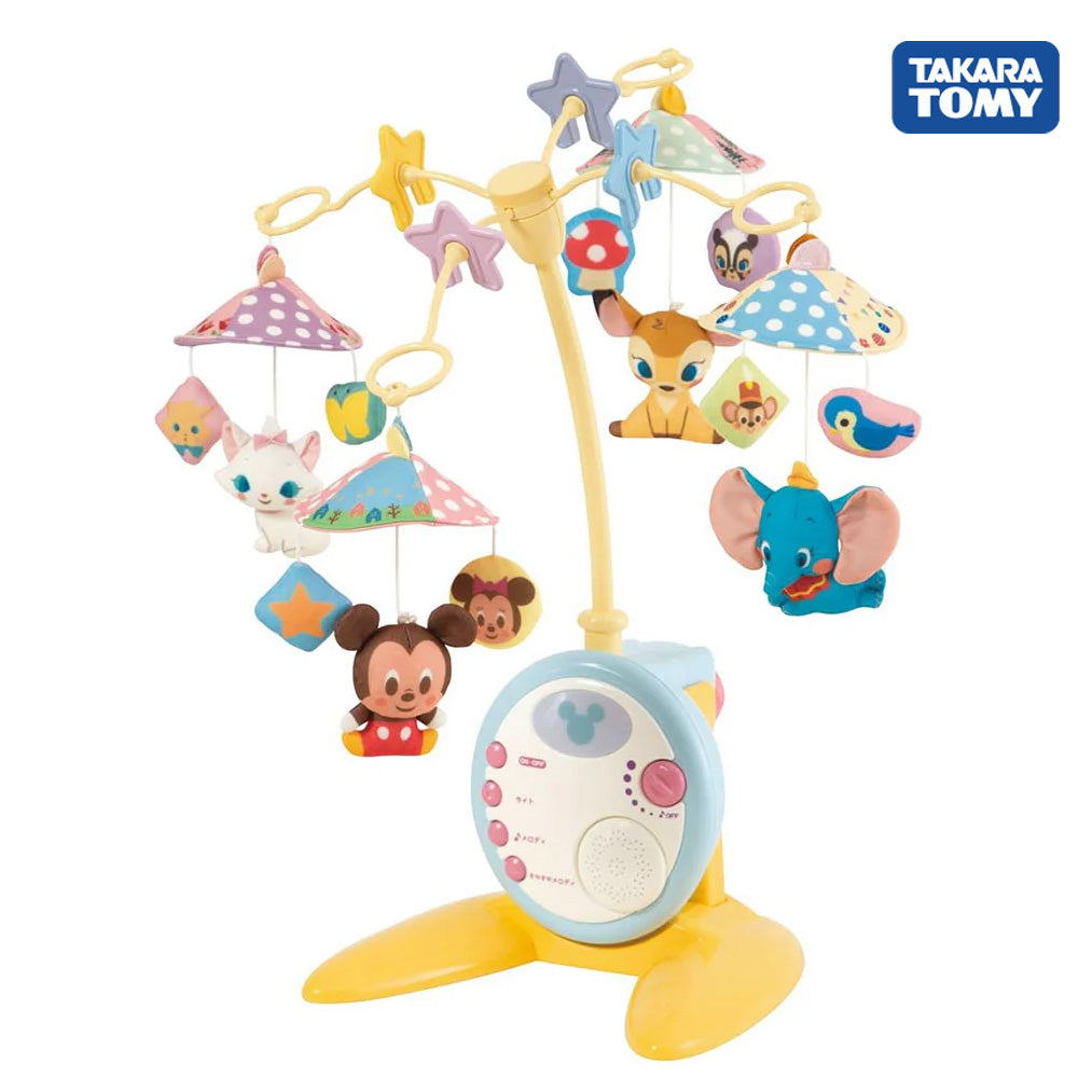 ディズニーキャラクターズ やわらかガラガラメリー デラックス プラス タカラトミー