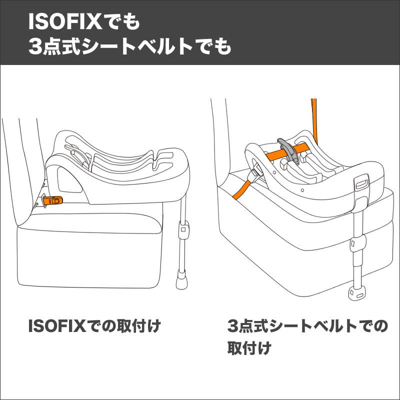 juva(ジュバ) ジョイー ベビーシート ISOFIX対応ベース付 新生児から