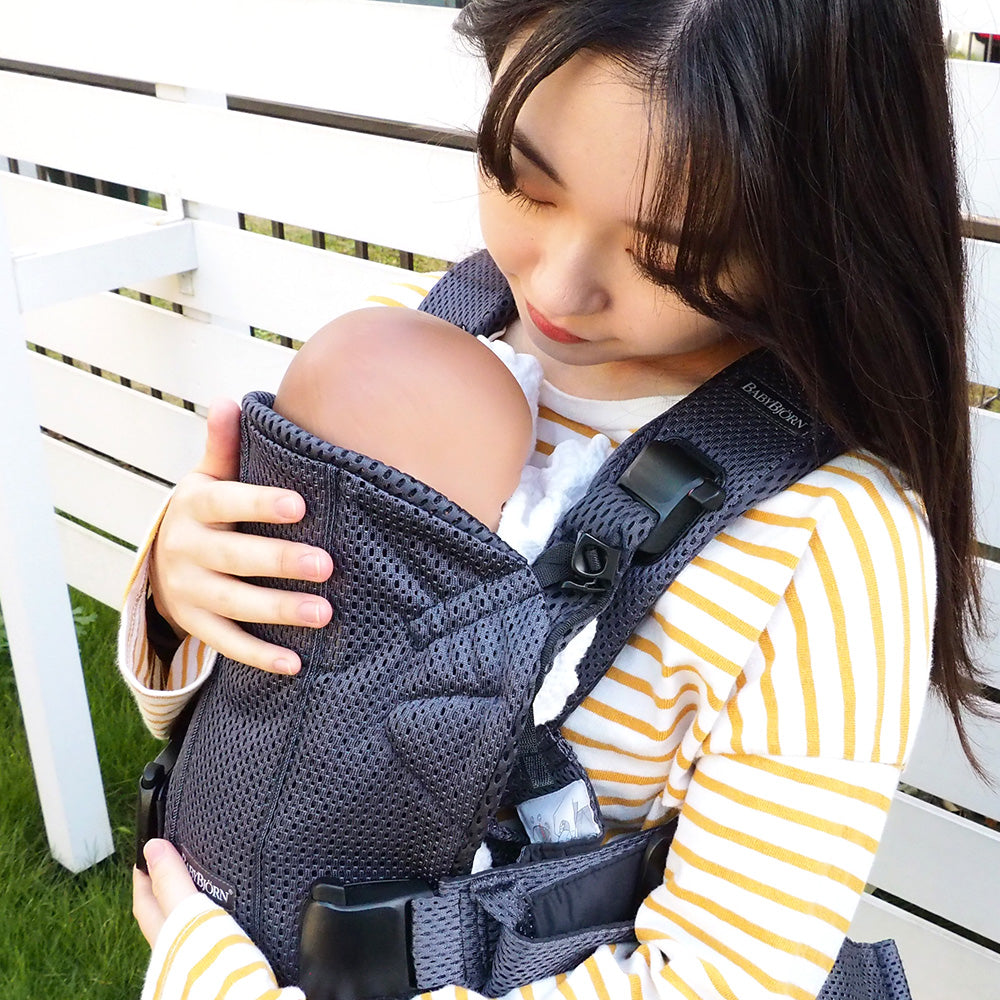 【美品】ベビービョルンBaby Carrier One KAI 公式】ベビービョルン 抱っこひも ONE KAI Air｜新生児OK