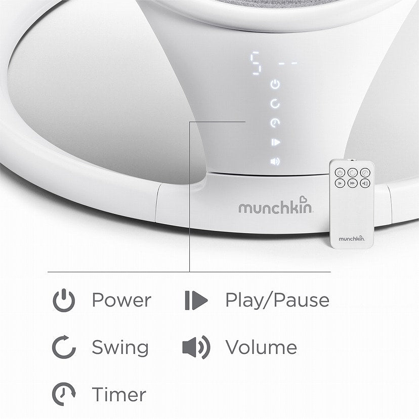 電動ベビースウィング マンチキン Bluetooth搭載 [一部割引対象あり]
