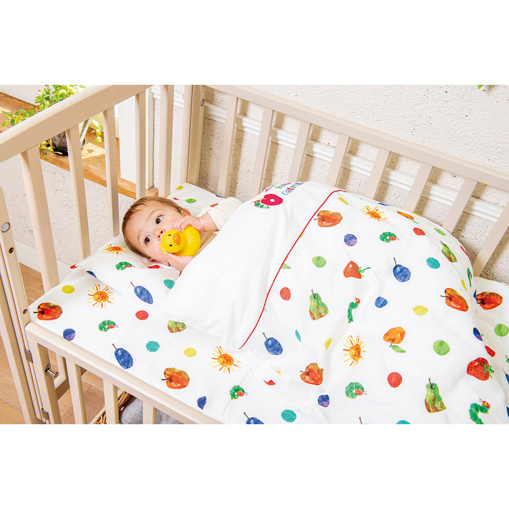 ベビーふとん9点セット baby.e-sleep(ベビーイースリープ) ムーミン 日本製 サニーベージュ baby.e-sleep(ベビーイースリープ)はらぺこあおむしベビーふとん9点