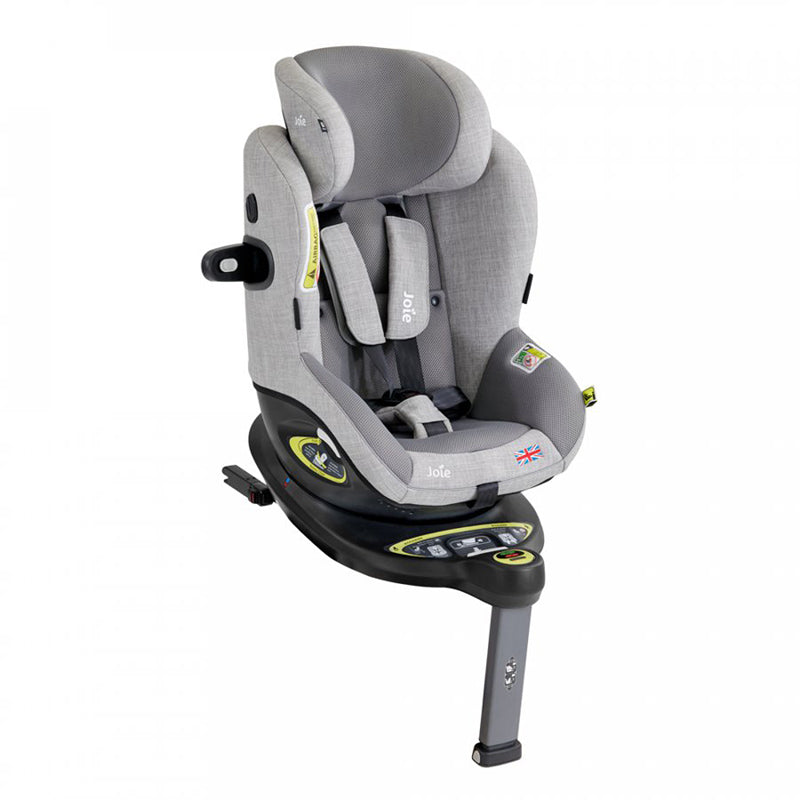 i-Arc360°(アイアーク360°)キャノピー付 グレー ジョイー 回転式 ISOFIX 新生児から4歳頃