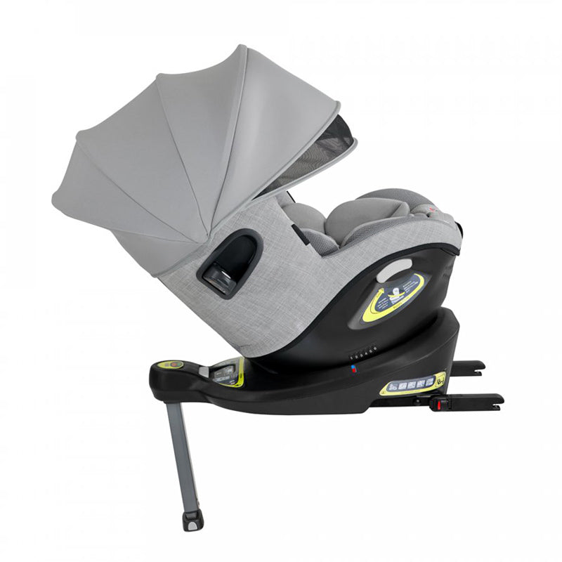 i-Arc360°(アイアーク360°)キャノピー付 グレー ジョイー 回転式 ISOFIX 新生児から4歳頃