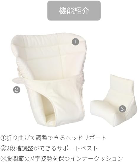napnap ナップナップ 新生児縦抱っこパッド 2Way