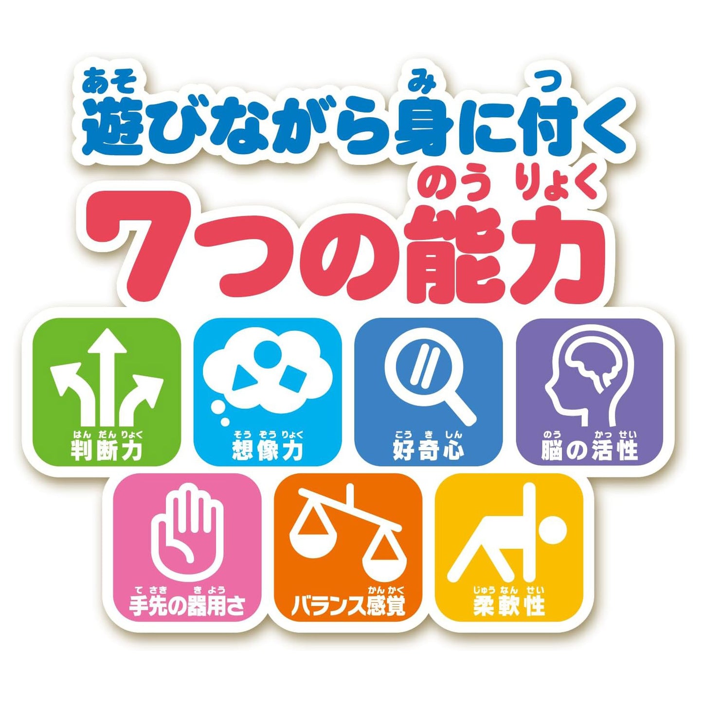 あ遊びながら身につく7つの能力