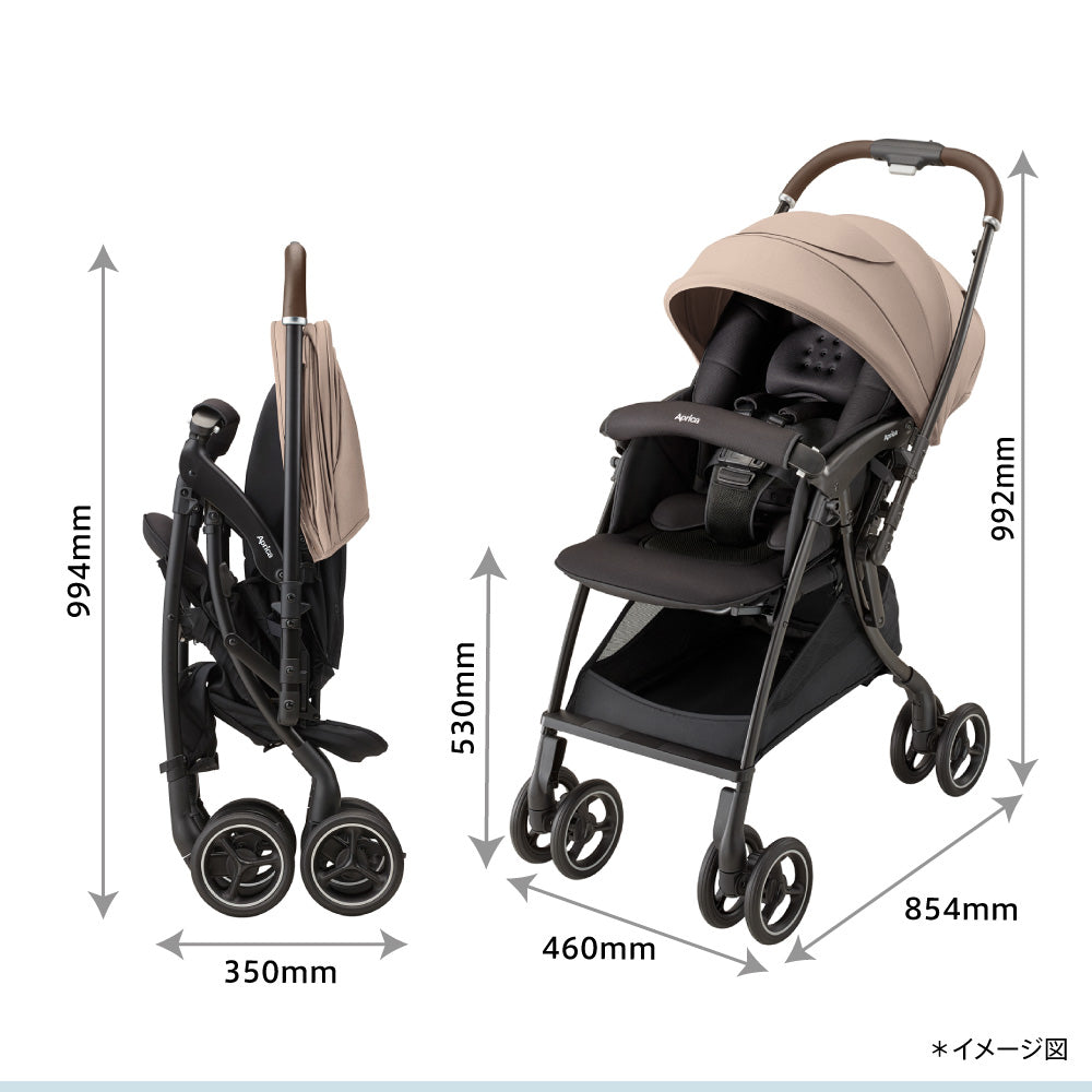 アップリカ ラクーナ クッションフリーAE 両対面A型ベビーカー