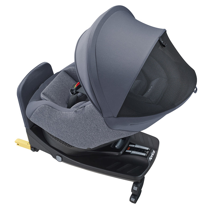 クルリラ プラス ライト AB ネイビー アップリカ 回転式 ISOFIX 新生児から4歳頃の17枚目
