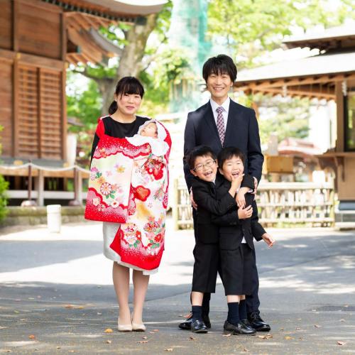 絢爛豪華な花の舞 女児 お宮参り 産着 祝着