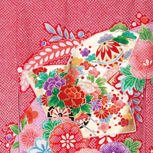 お宮参り　藤の花と鳳凰の女の子の産着初着掛着祝い着のしめ　三歳の七五三にもOK お宮参り 着物 女の子 初宮参り 掛け着 初着| きもの館 創美苑