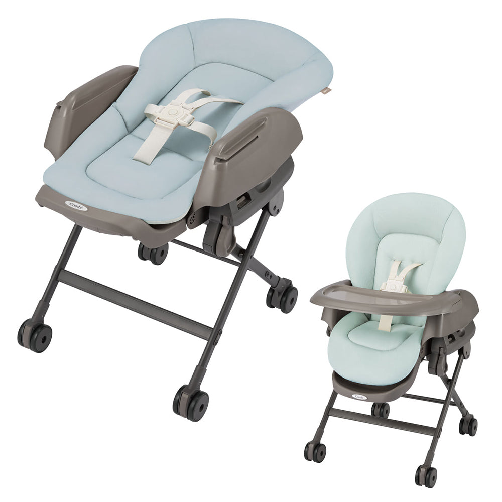 値下　ベビーラック　Combi ネ厶リラ　Fit AQ ハイローチェア 手動ハイローチェア コンビ ネムリラ Fit AQ ベビーラック