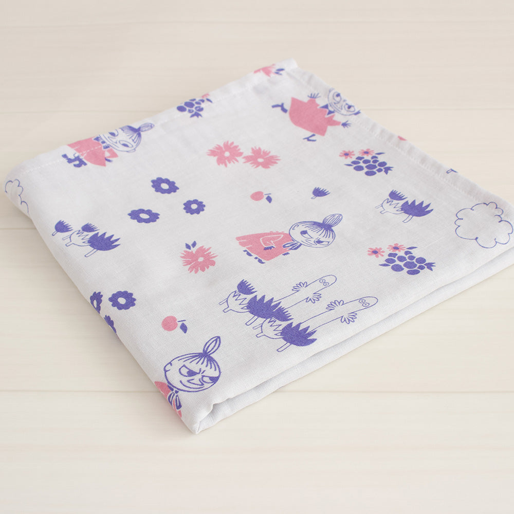 MOOMIN BABY ムーミン マルチガーゼケット ミイとお花 ニシザキ