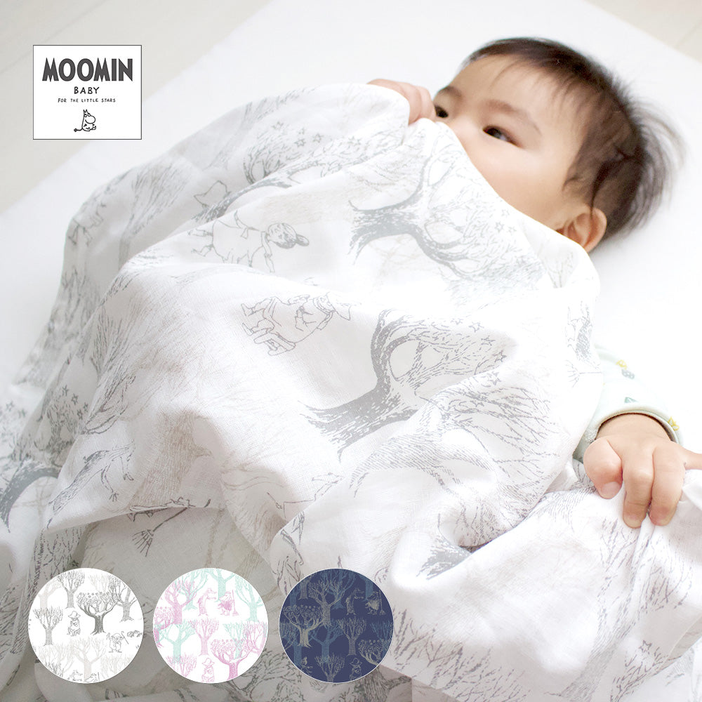 MOOMIN BABY ムーミン マルチガーゼケット フォレスト