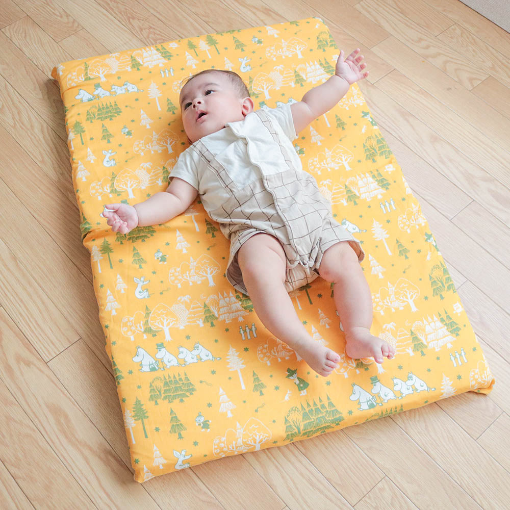 [ミニサイズ]MOOMIN BABY ムーミン フィットシーツ 星と森 ベビーサイズ 60×90cm