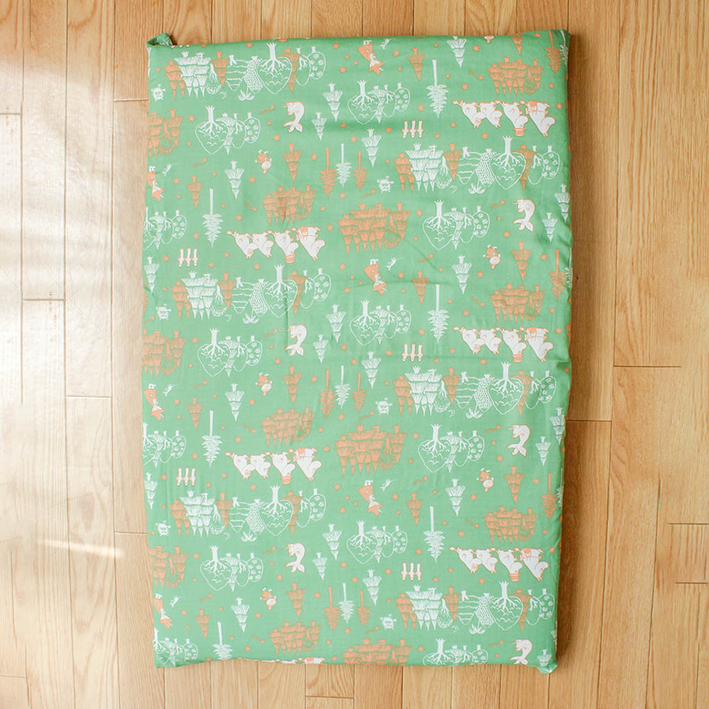 [ミニサイズ]MOOMIN BABY ムーミン フィットシーツ 星と森 ベビーサイズ 60×90cm