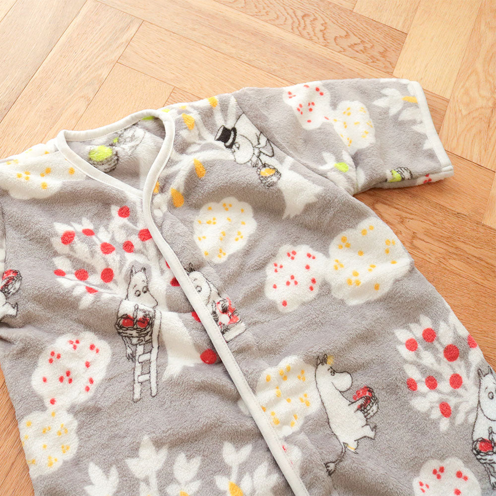 MOOMIN BABY ムーミン 袖付きスリーパー グレー