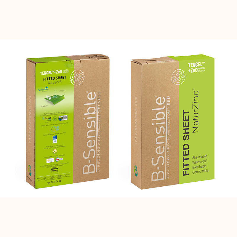 B-Sensibleはだサラ快適フィットシーツ シングルベッドサイズ エアスルー防水フィットシーツ
