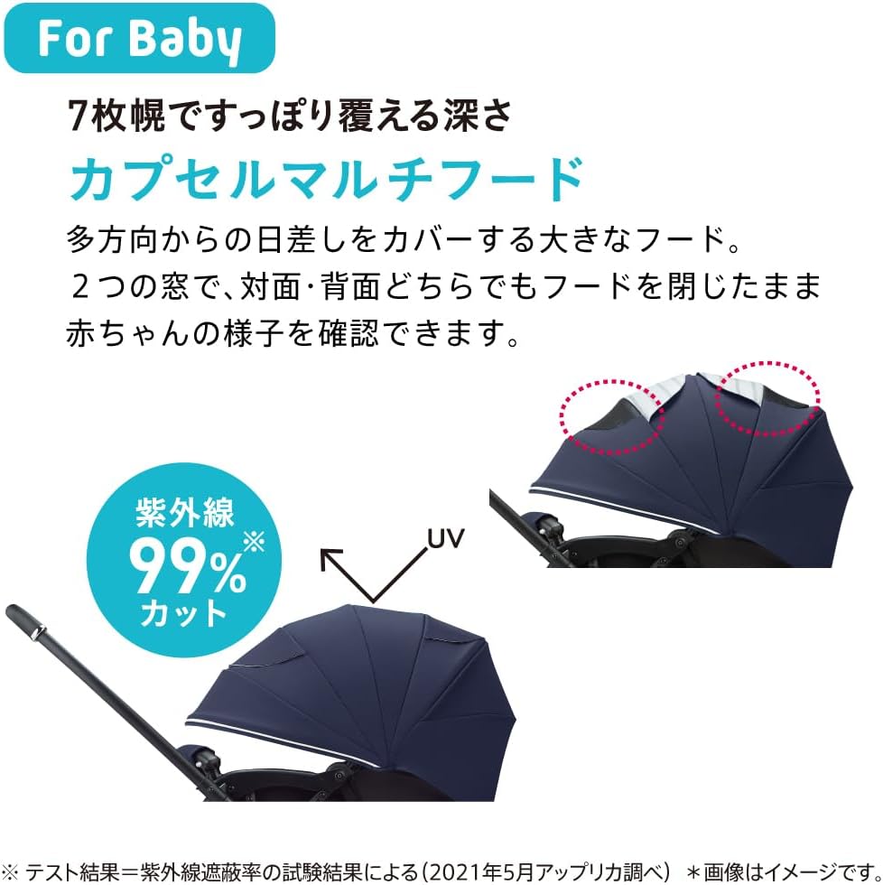 セール】アップリカ ベビーカー ラクーナ クッションAD グリーン