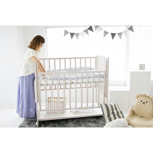 受注生産商品]ハイタイプベッドツーオープン(収納棚付)(床板すのこ