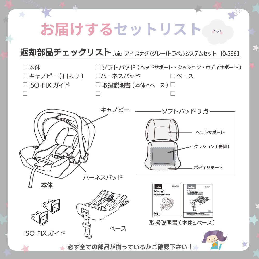ツーリスト+アイ スナグ トラベルシステム(ベビーカー+チャイルドシート+ベース) ジョイー