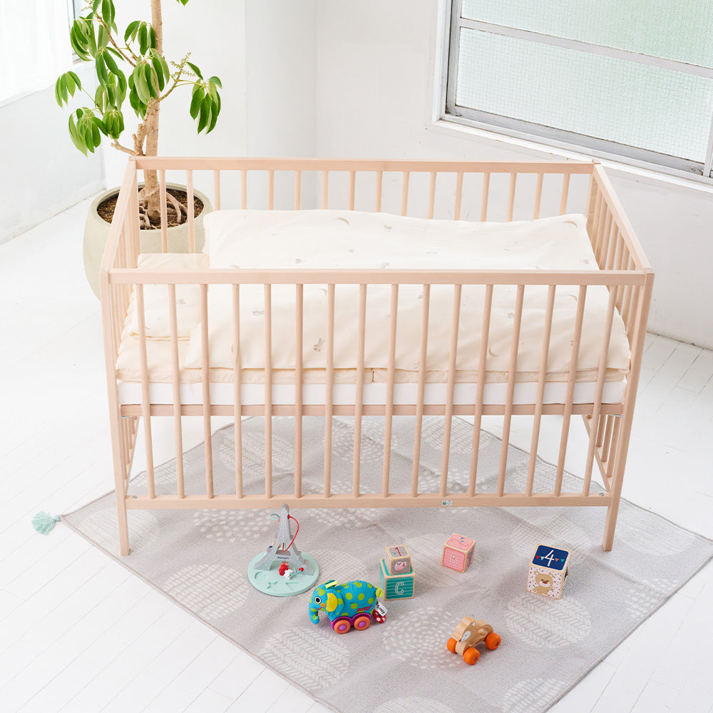 特殊サイズ120×60] 月星くま 組ふとん 5点セット 北欧規格ベビーベッド