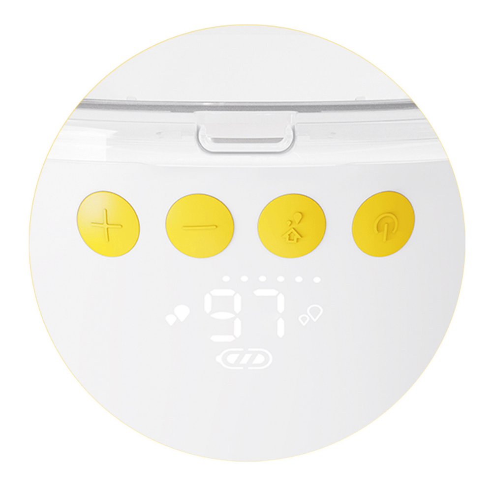 モーションインブラ電動さく乳器（両胸） メデラの操作パネル