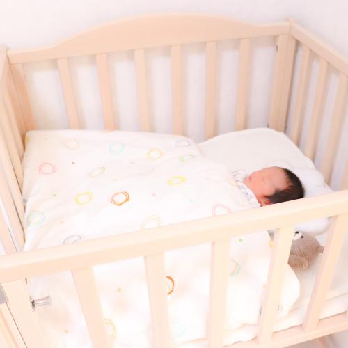 ハーフベッド 組ふとんセット 新生児用 ベビーベッド レンタル